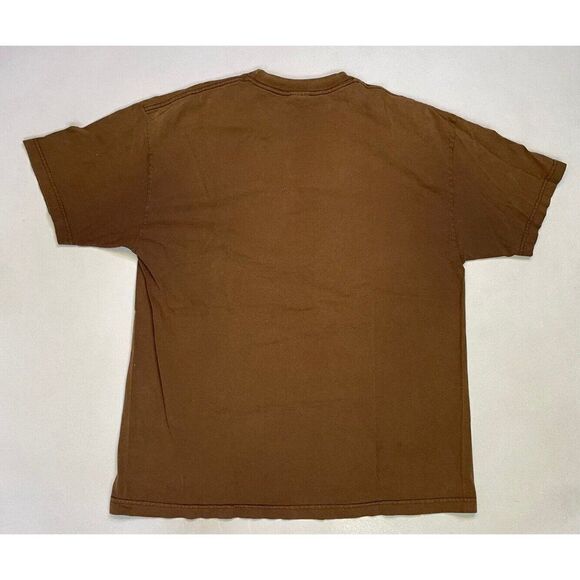 VINTAGE Woody Woodpecker Graphic T-shirt Men XL Brown Short Sleeve Faded - Picture 4 of 6
